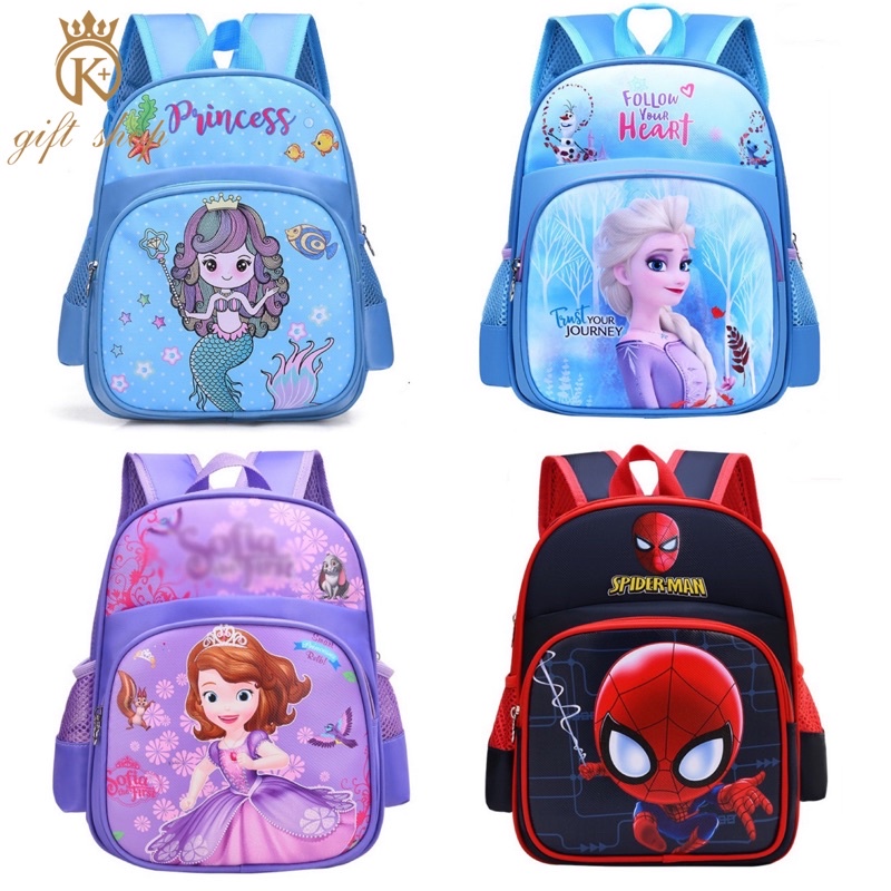 [K Plus??]Kids School Bag Kindergarten/Nursery Cartoon Backpack For Girl & Boy 32CM/35CM/38CM