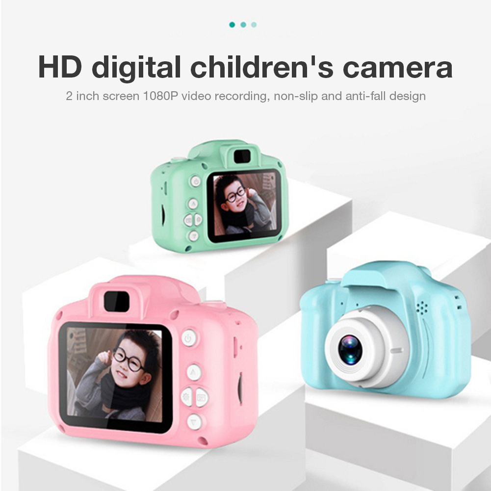 lA X2000 Upgrade Kids Camera HD 1080P Children Sports Camera 2 Inch Screen Digital Camera