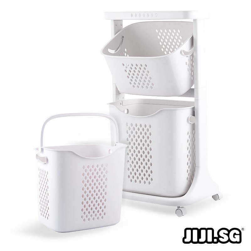 (JIJI SG) JINEX Swing Laundry Storage Rack - Laundry Basket