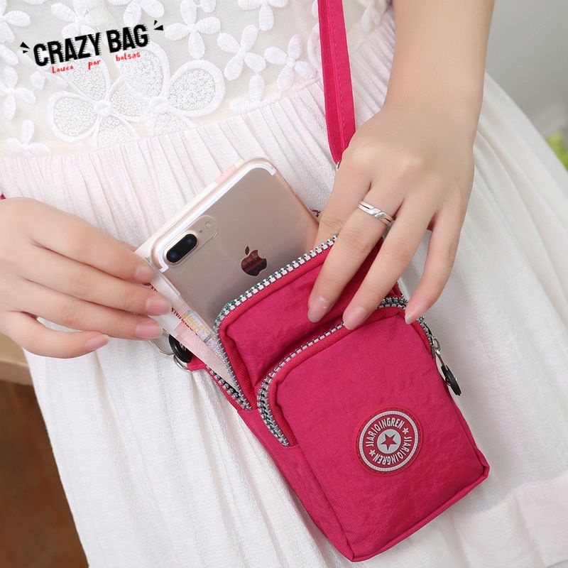 【Crazy Bag】Mobile Phone Bag Cross Bag Ladies Shoulder Bag
